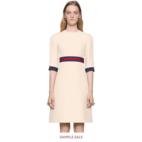 gucci feather dress|Gucci wool silk dress.